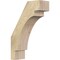 Ekena Millwork 6"W x 16"D x 24"H Merced Rough Sawn Knee Brace, Douglas Fir BRC06X16X24MRC00RDF - alternate 1